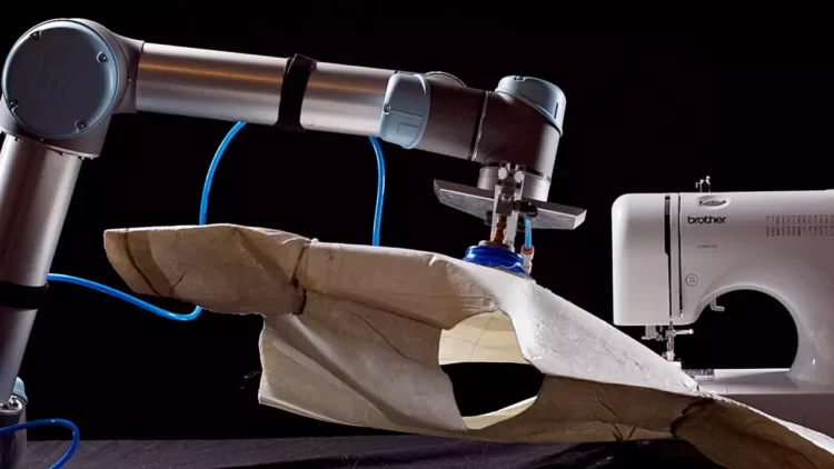 Robots are targeting a new position: stitching blue jeans
