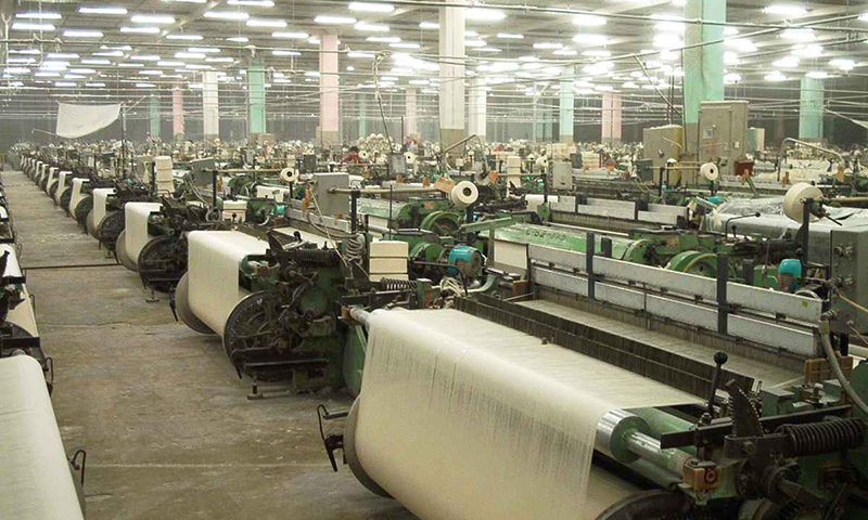 The textile industry is on its knees as a result of rising energy prices