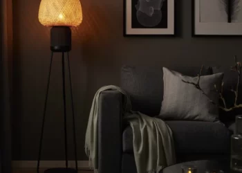 Sonos and Ikea collaborated to create a floor lamp speaker