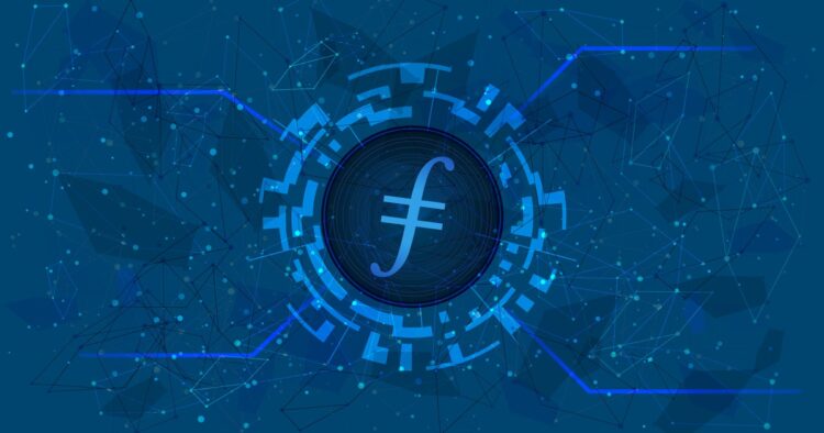 the price of the crypto currency Filecoin increased by more than 4%