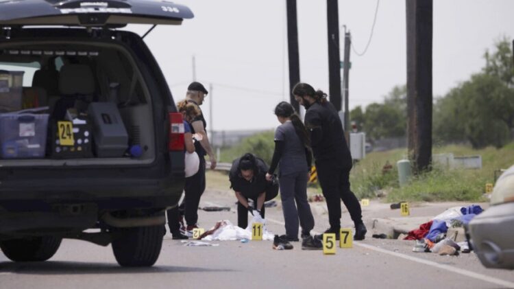 8 dead as SUV ploughs into a crowd near a Texas shelter