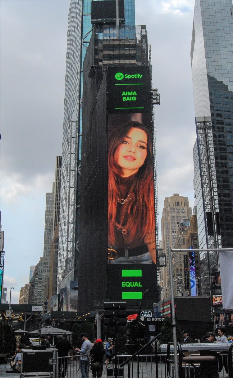 aima-baig-shines-at-spotifys-times-square-billboard