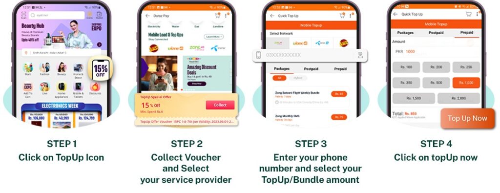 daraz-pakistan-promotes-affinity-with-15-off-all-top-ups