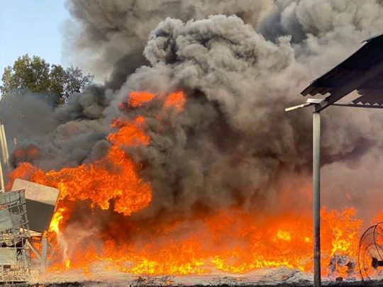 In Lahore 10 from a single family dead from fire