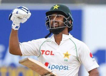 Multiple batting records fell to Abdullah Shafique's new 200