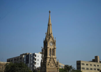 New 20th century drain under Karachi clock tower found
