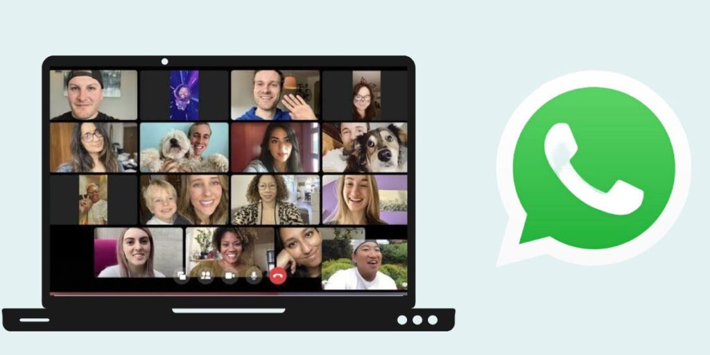 How to do whatsapp group video calls on macbook