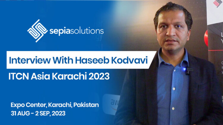 Interview with CEO of Sepia Solutions at ITCN Asia 2023