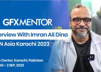 Friendly talk with Imran Ali Dina at ITCN Asia Karachi 2023