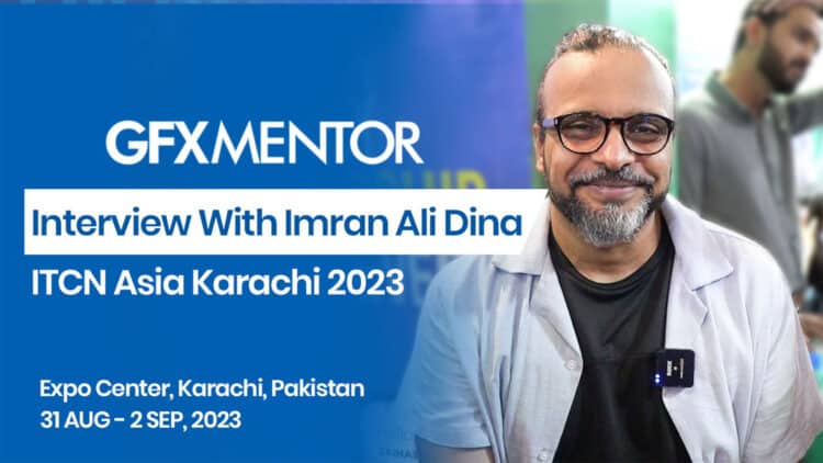 Friendly talk with Imran Ali Dina at ITCN Asia Karachi 2023