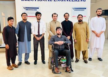 UET Mardan student’s new brain-controlled wheelchair