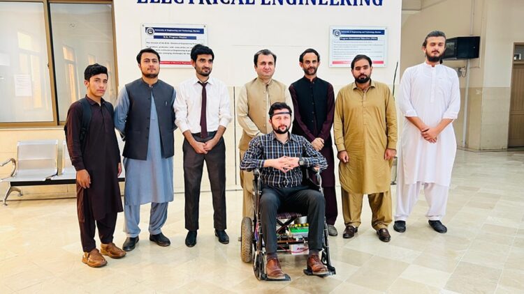 UET Mardan student’s new brain-controlled wheelchair