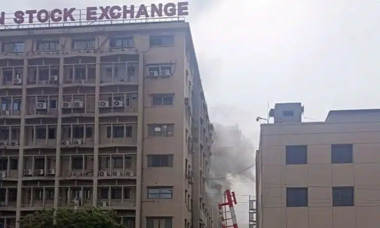 Big fire at PSX Karachi leads to trading break