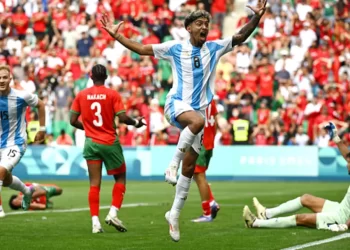Full chaos in the Argentina-Morocco soccer match