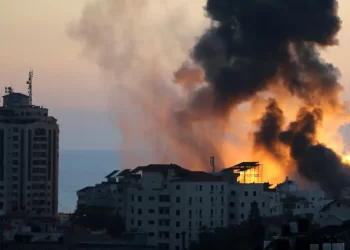 Gaza devastated by the big horrific Israeli air strikes