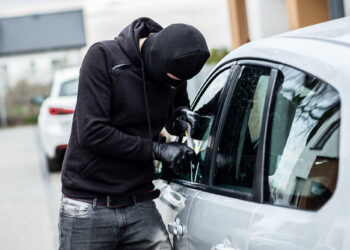 Government car theft happened on the NADRA office premises