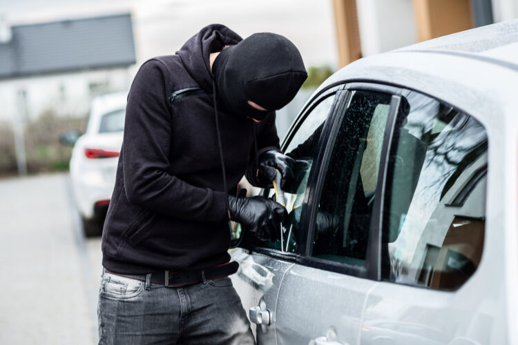 Government car theft happened on the NADRA office premises