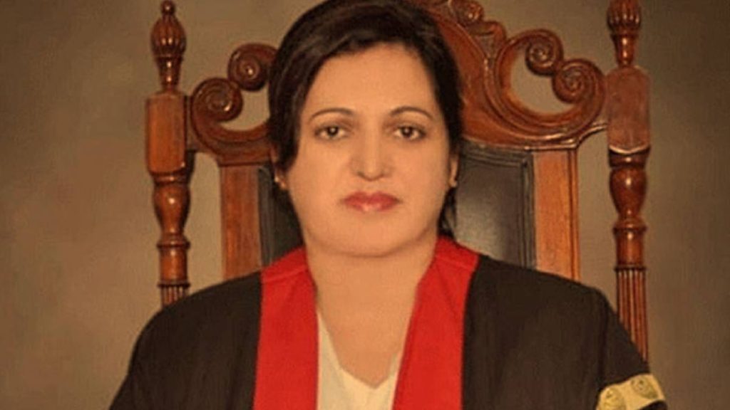 The first woman Chief Justice for Lahore High Court