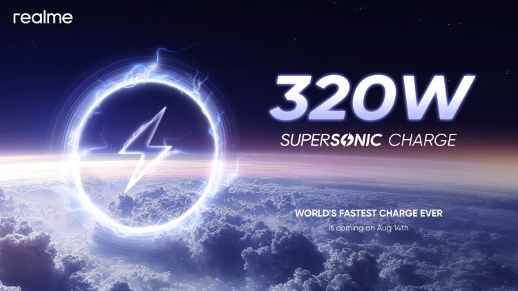 Realme launches its new 320W SuperSonic charge