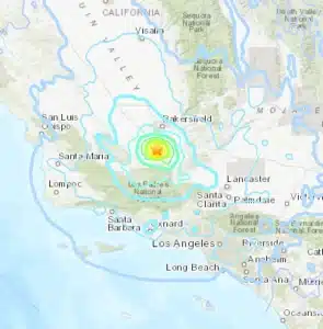 earthquake in southern california