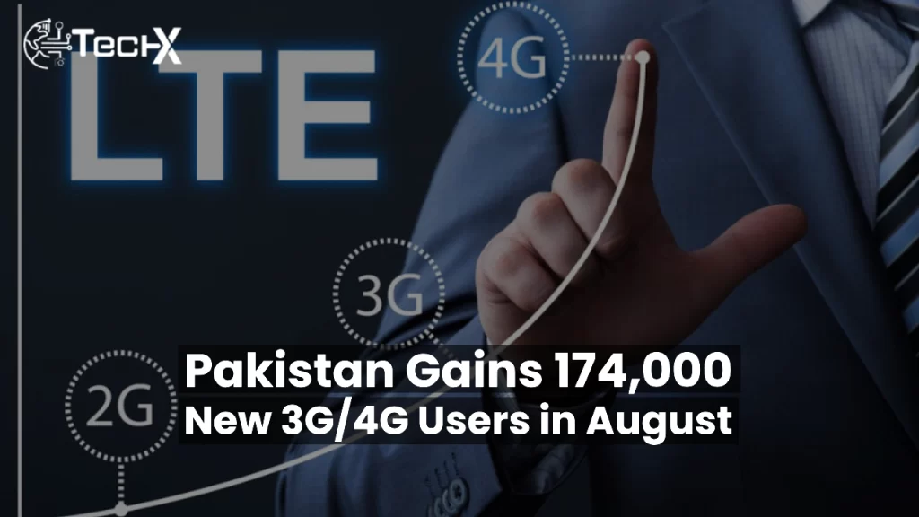 Pakistan Gains 174,000 New 3G/4G Users in August