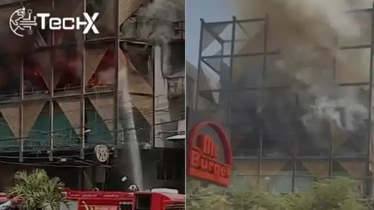 Fire Erupted at The Popular Karachi Restaurant Food Inn