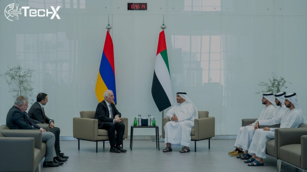 Anwar Gargash Diplomatic Academy hosts the Armenian President