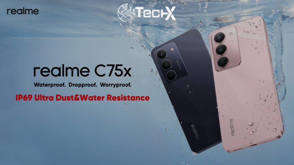 Best Waterproof and Drop-proof Now comes to 40K range : Realme C75x to Launch Next Week in Pakistan