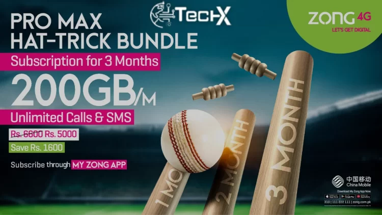 Zong 4G Launches Quarterly Hattrick Bundles at Unmatched Prices