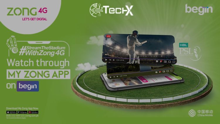 Zong 4G brings free PSL 2025 Live Streaming to Millions Across Pakistan as they partner with BEGIN