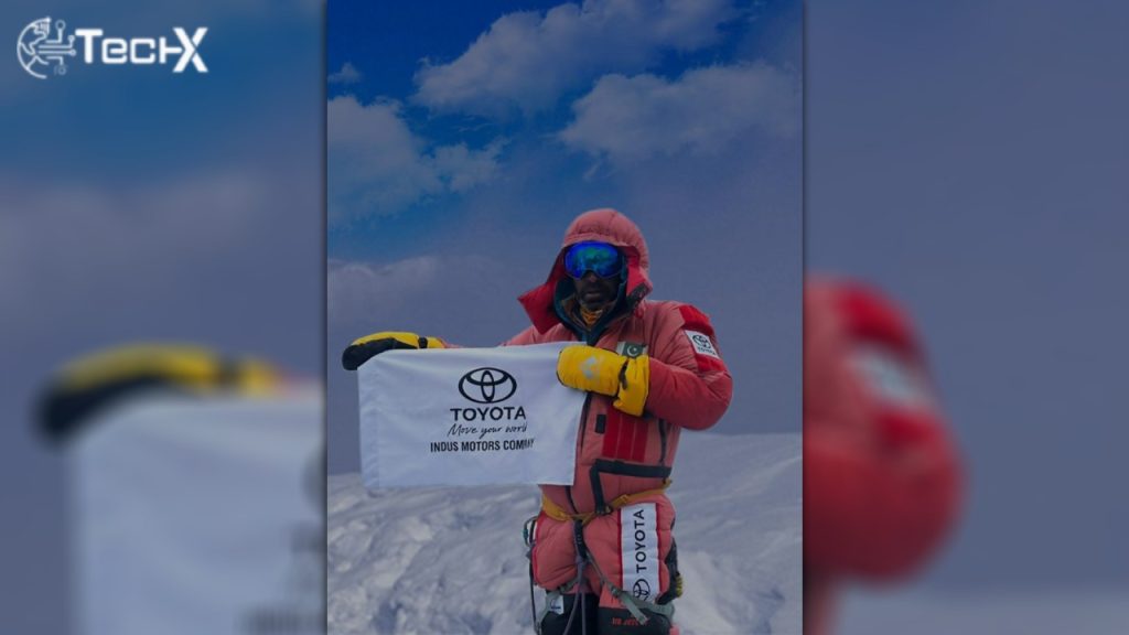 Pakistani Mountaineer Wajidullah Nagari Summits Mount Everest with Toyota's Support