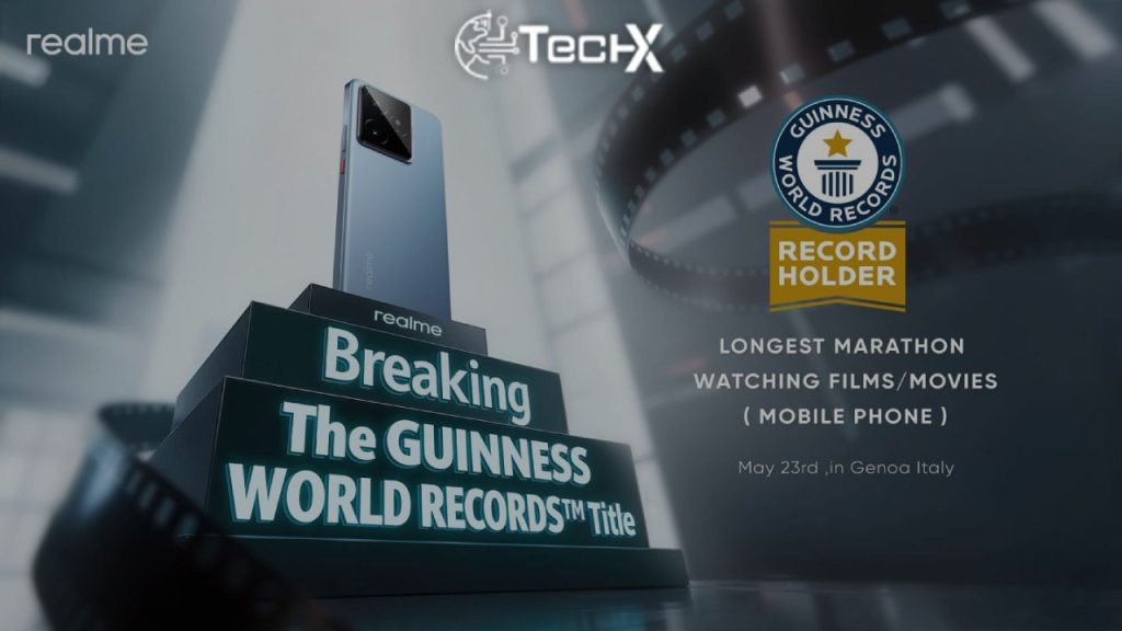 realme GT 7 Successfully Breaks Guinness World Record, Watching Movies Continuously for Over 24 Hours
