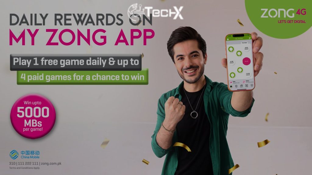 Zong Launches Exciting New Features in My Zong App: Bundle Streak & Daily Rewards Game