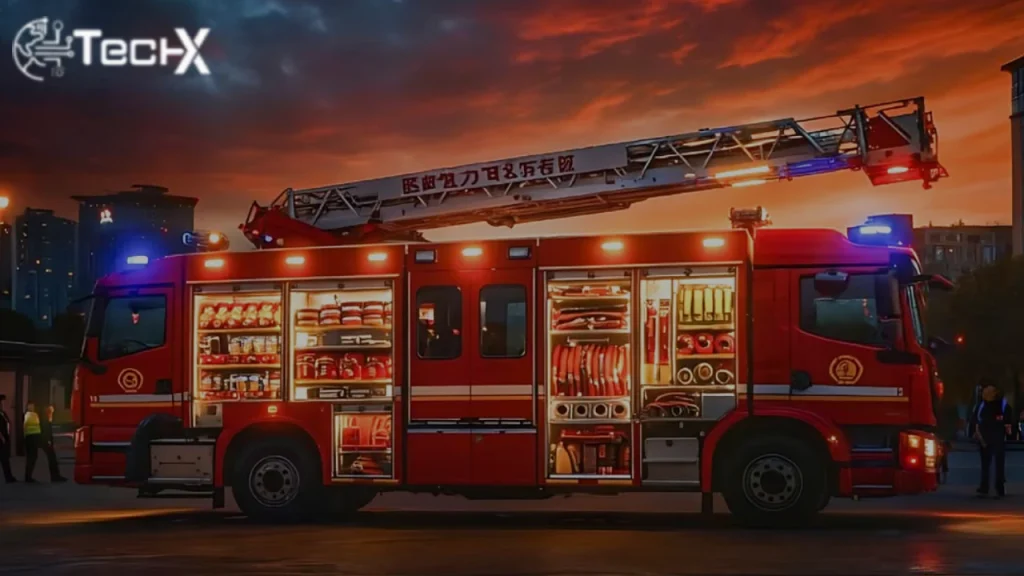 China Made Fire Truck That Drives Both Ways For Emergencies