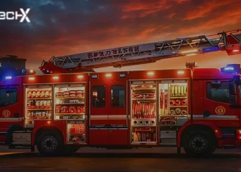 China Made Fire Truck That Drives Both Ways For Emergencies