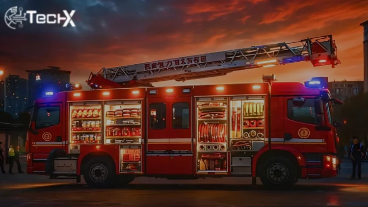 China Made Fire Truck That Drives Both Ways For Emergencies