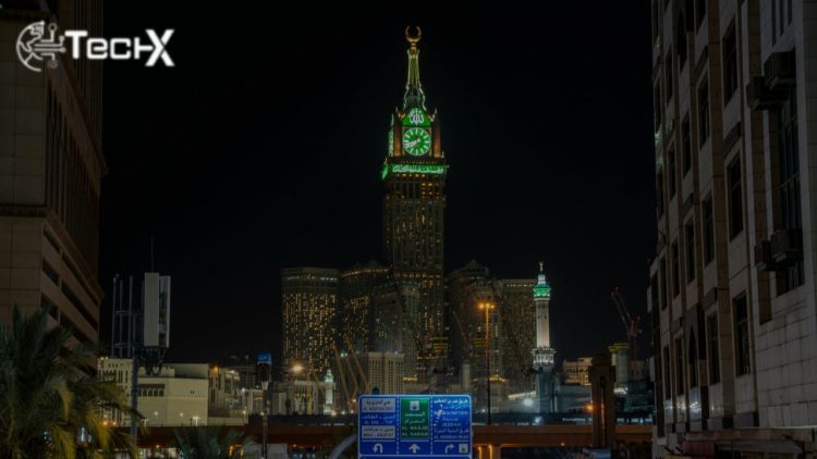 Makkah Clock Tower Lights Shine Brightly to Welcome Rabi Al Awwal