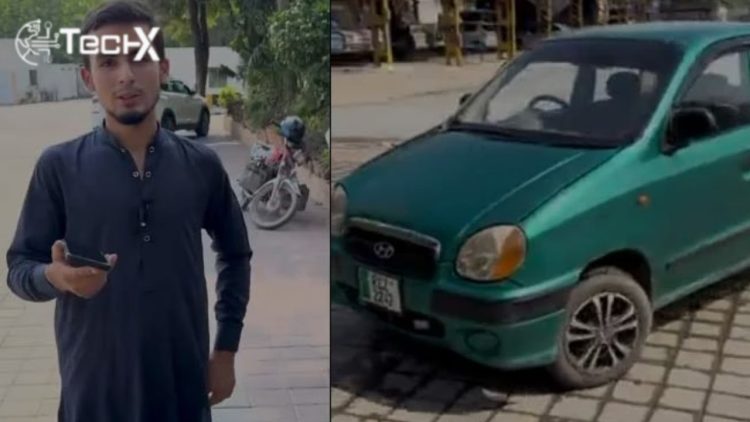 Pakistani Innovator Muhammad Subhan Converts Manual Car into Smartphone Controlled Vehicle
