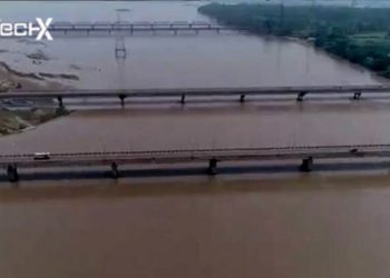 Satluj Floodwater Reaches M5 Motorway Nearly 1.5 Lacs People Relocated