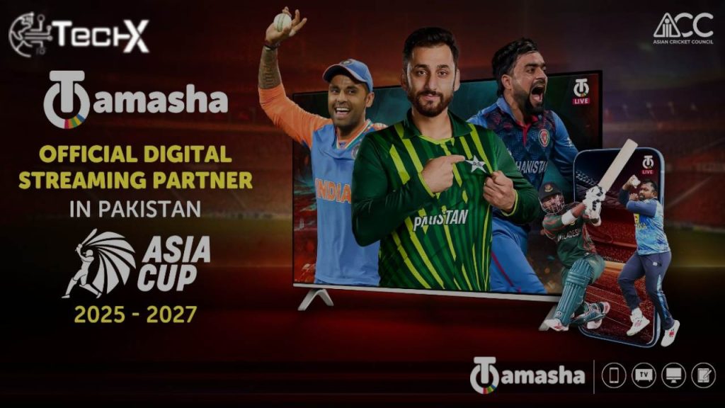 Tamasha Secures Exclusive Digital Streaming Rights for Asia Cup Till 2027