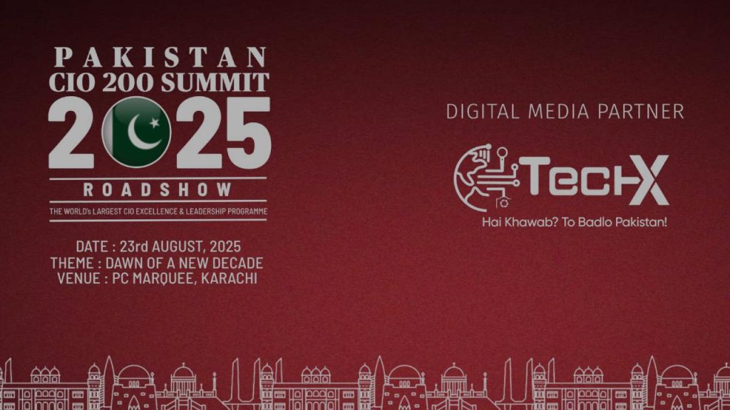TechX Pakistan Named Digital Media Partner for Pakistan CIO Summit & Awards 2025