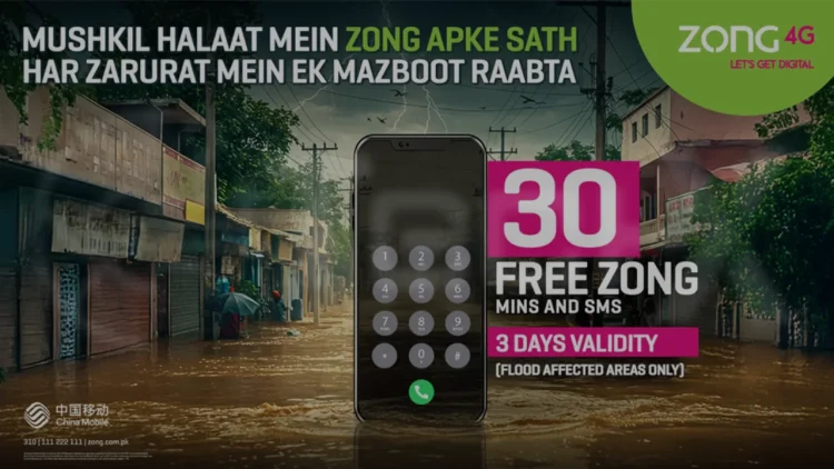 Zong Extends Free Connectivity Support to Flood-Affected Communities