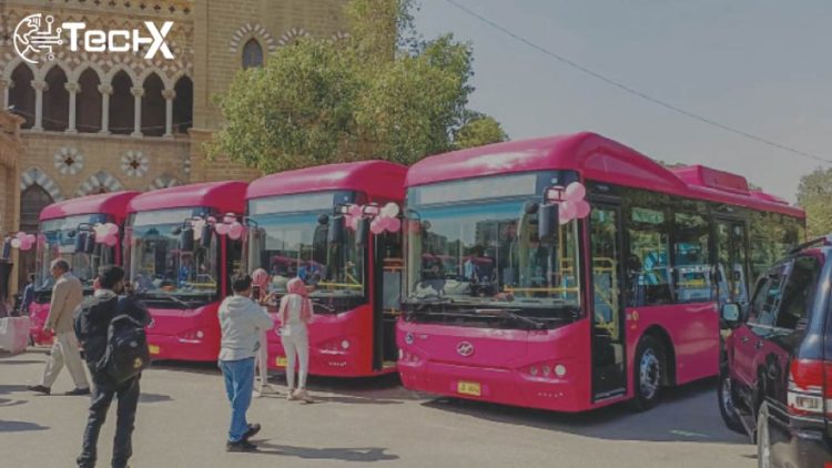 Karachi Pink Bus Gets New Route & Timings for Women