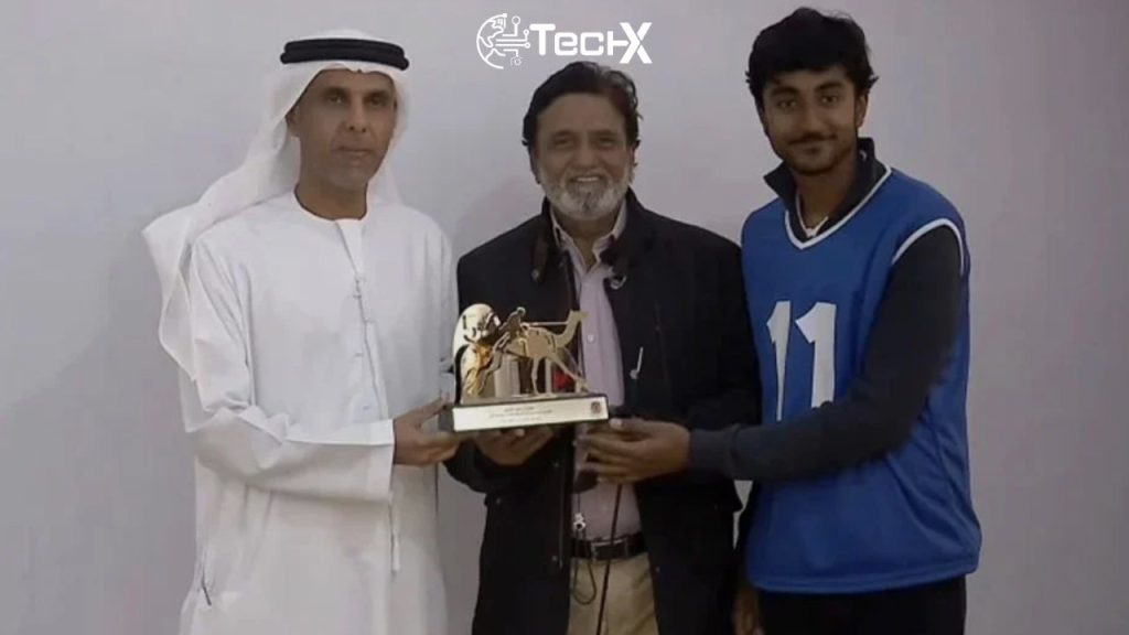 Pakistani Student Ahsan Yaseen Wins Youth Camel Race in Sharjah