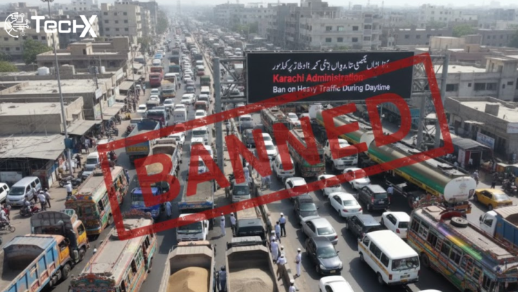 karachi heavy traffic