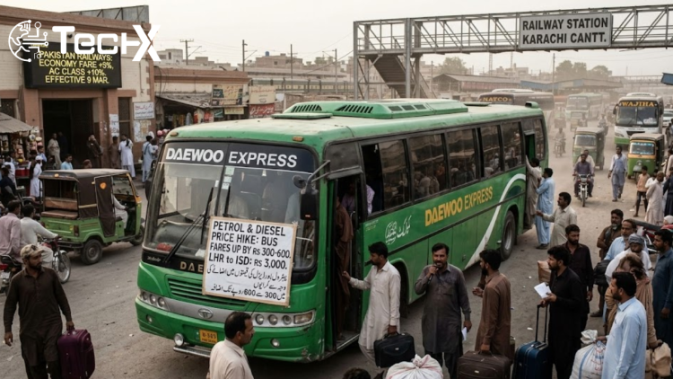 Petrol Price Hike Forces Transport Fares Up in Pakistan