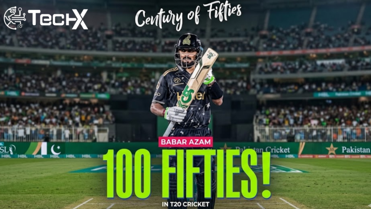 Babar Azam Sets New Record as Fastest to 100 T20 Fifties