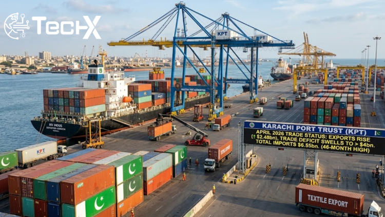 Pakistan Exports Rise but Trade Deficit Widens Beyond $4 Billion in April