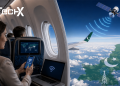 in-flight internet satellite services