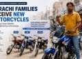Karachi Families Receive New Motorcycles